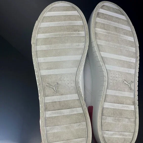 Puma Womens Slip-On Sneakers White/Red/Pink Size 10 - Picture 7 of 10